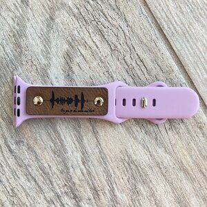 Love You To The Moon And Back Soundwave Band For Apple 38-42mm - Light Purple